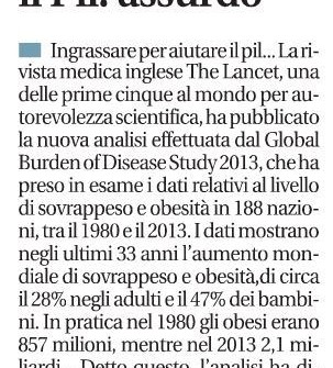 Ingrassare per aiutare il Pil
