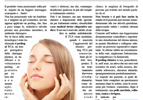 Peeling rivitalizzante al TCA
